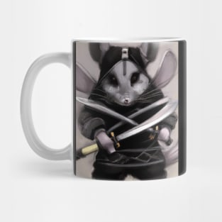 Chinchilla in a ninja costume Mug